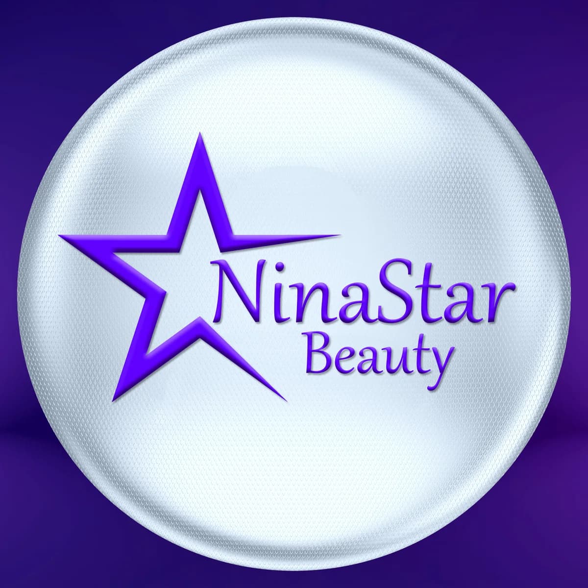 Logotipo da Nina Star Beauty, antes