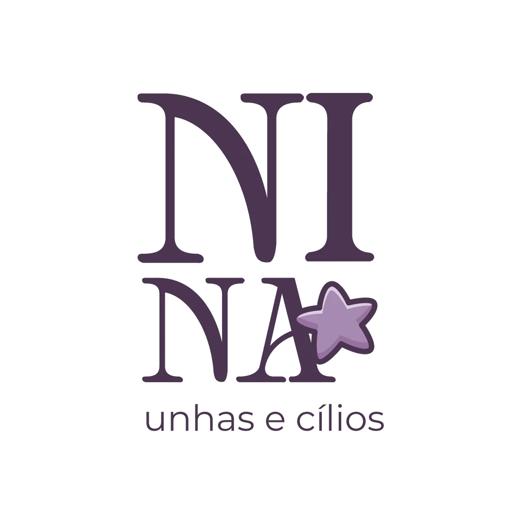 Logotipo da Nina Star Beauty, depois